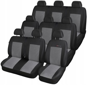 VW T-6 BUS (2015-) Pokrowce na fotele samochodowe na miarę! P2 9os