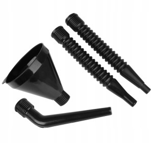 Lejek plastikowy 4w1 z sitkiem do paliwa oleju