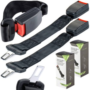 2x ATESTOWANY Przedłużacz pasa bezpieczeństwa