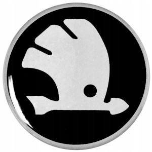 EMBLEMATY silikonowe 56 mm do SKODA