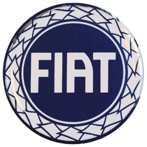 Zamienne EMBLEMATY silikonowe 56 mm do Fiat