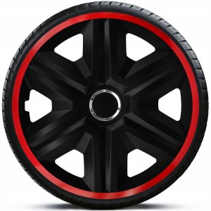 Zestaw 4x Kołpaki 15 cali samochodowe uniwersalne do felg stalowych