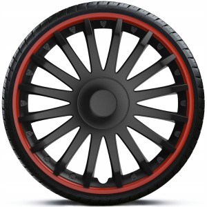 Zestaw 4x Kołpaki 15 cali samochodowe uniwersalne do felg stalowych