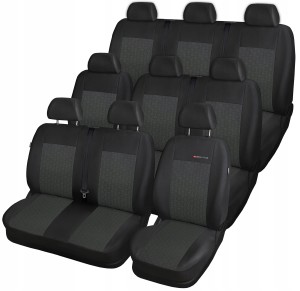 Pokrowce na fotele samochodowe miarowe Peugeot Expert III 9 os. (2016-) P1