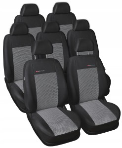 VW SHARAN 7 os. pokrowce na fotele samochodowe w 100% na miarę! P2