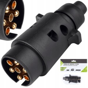 WTYCZKA gniazda PRZYCZEPY złącze przyczepki 7 PIN