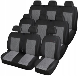 VOLKSWAGEN T-5 (9-os.) Pokrowce na fotele samochodowe 100% na miarę! P2