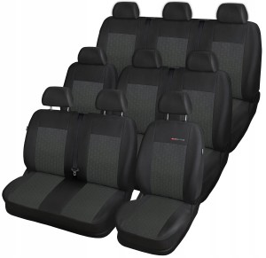 VOLKSWAGEN T-5 (9-os.) Pokrowce na fotele samochodowe 100% na miarę! P1
