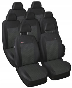 VW SHARAN II 7-os. pokrowce na fotele samochodowe 100% na miarę! P1