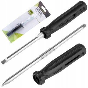 ŚRUBOKRĘT WKRĘTAK DWUSTRONNY 2w1 PŁASKI + KRZYŻAK