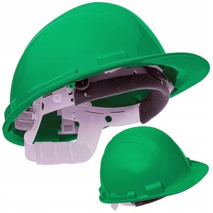 Kask OCHRONNY HDPE REGULOWANY 53-63CM ZIELONY